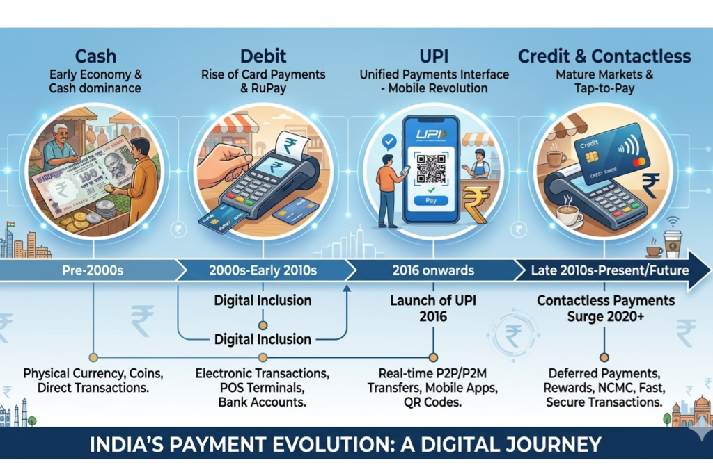 India’s payments landscape has evolved from physical to digital in just over a decade.
