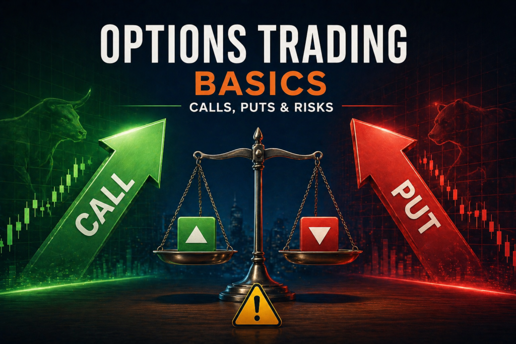 An option is a financial contract that gives the buyer the right, but not the obligation, to buy or sell an underlying asset at a pre‑decided price (strike price) on or before a specific date (expiry). In exchange for this right, the buyer pays a premium to the seller (also called the writer).